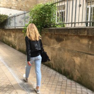 Street Style Pauline Basket blanche vegan Epsilon lino